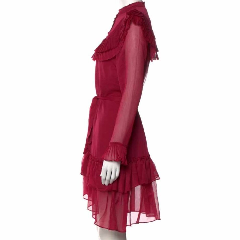 CONSIGNMENT BOUND -Ted Baker Mock Neck Knee-Length Dress - Picture 3 of 4